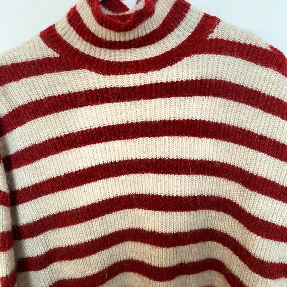 Zara Striped Turtleneck Sweater - Picture 2 of 3
